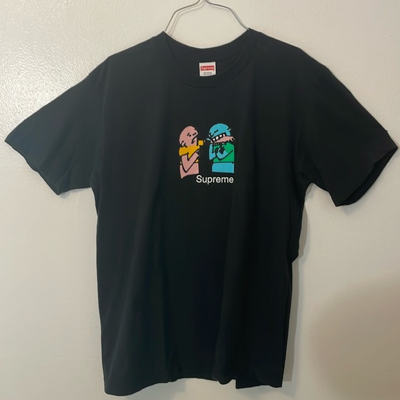 Supreme Bite Me Mens Medium Black T-Shirt Tee - Picture 1 of 6